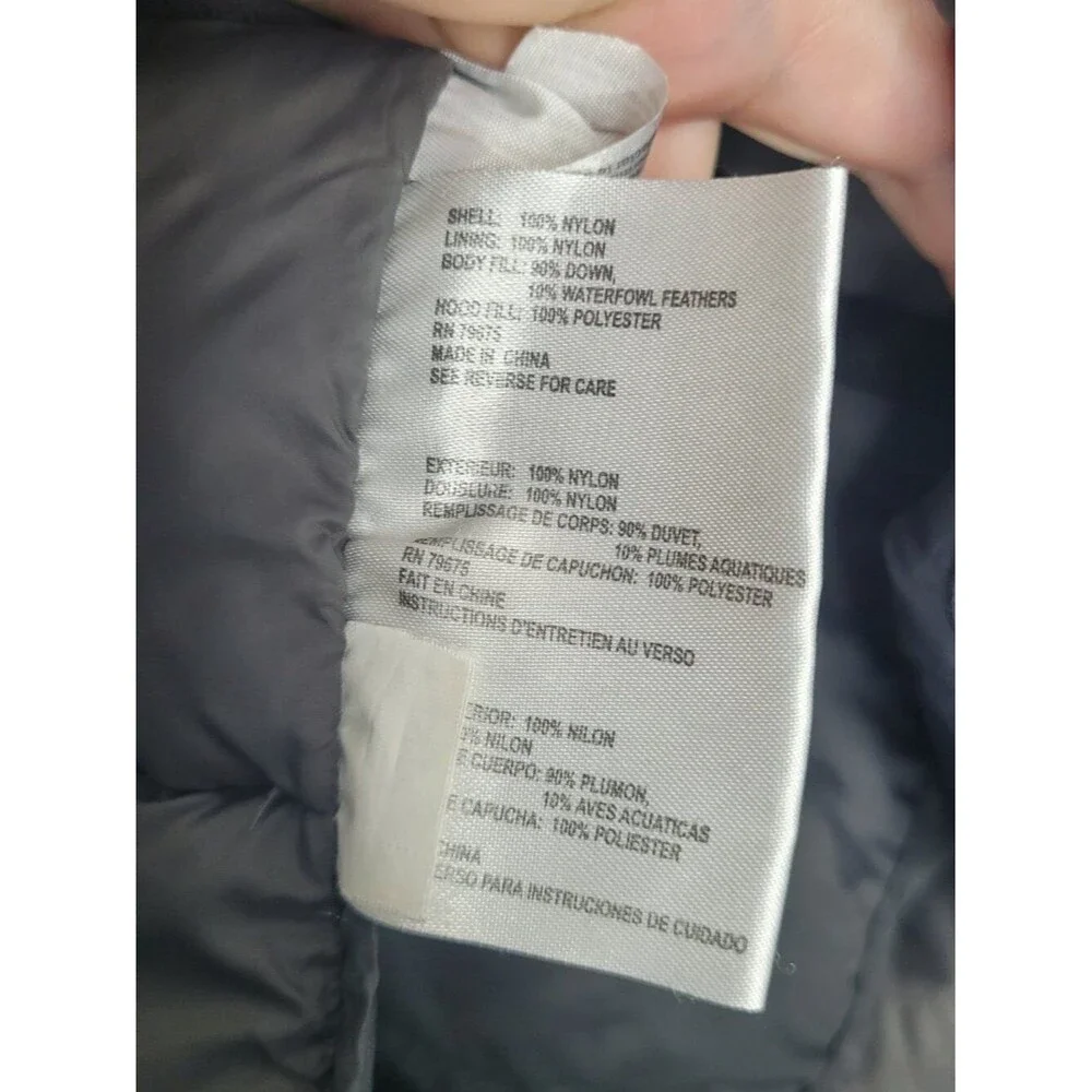 Michael Michael Kors Packable Light Weight Down Fill Jacket size XL FLAW